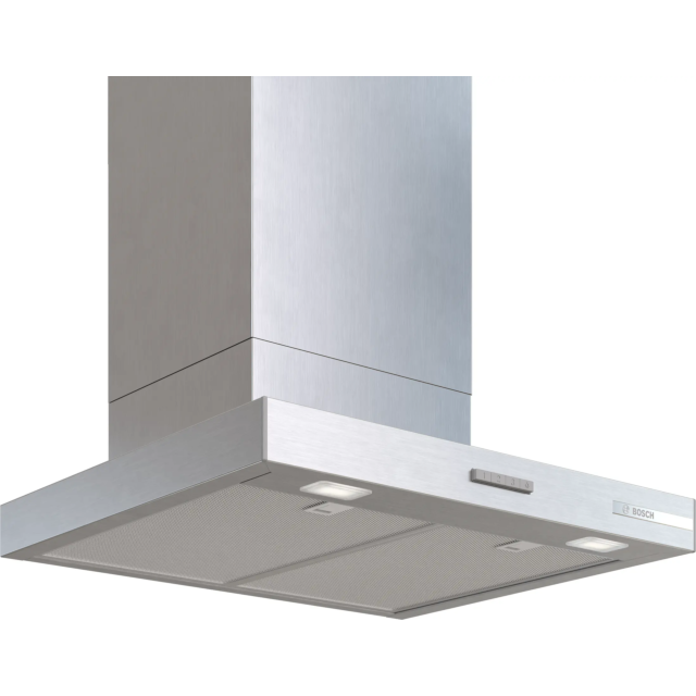 Bosch DWB65CC30B Stainless Steel, 60cm wide, Box Design, push buttons, 3 speeds, LED lights. Optiona
