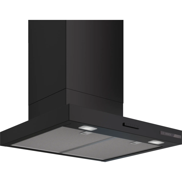 Bosch DWB65CC60B Black, 60cm wide, Box Design, push buttons, 3 speeds, LED lights. Optional Long-lif