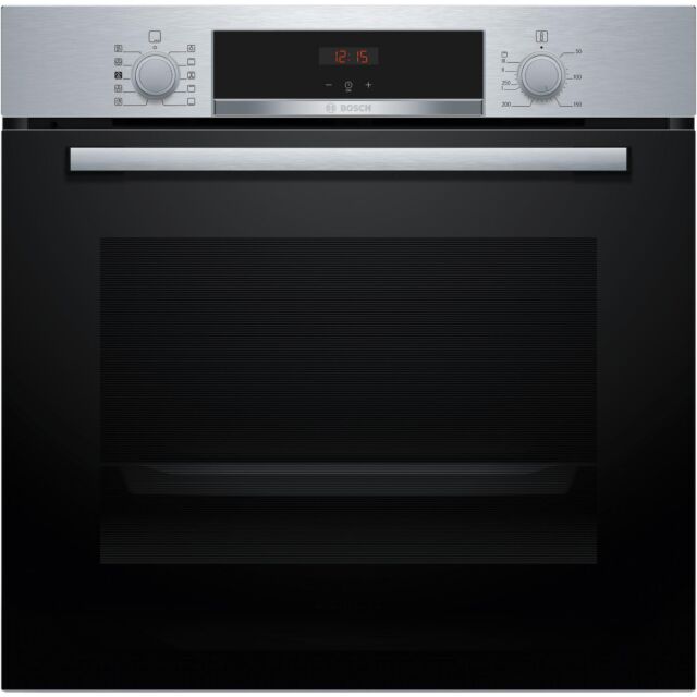 Bosch HQA534BS3B 59.4cm Built In Electric Single Oven - Stainless Steel