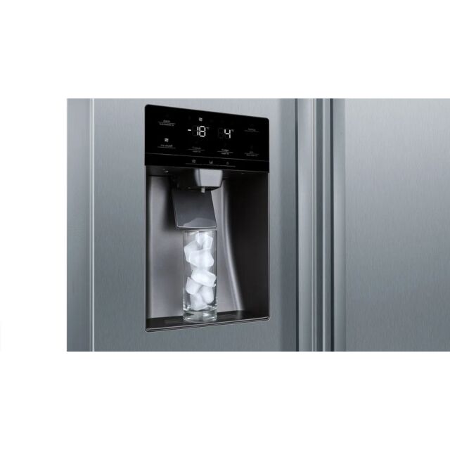 Bosch KAD93AIERG 90cm No Frost American Fridge Freezer - Brushed Steel