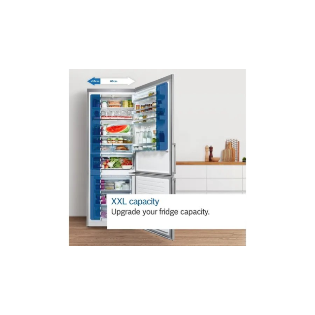 Bosch KGE49AICAG 70cm 60/40 VitaFresh Fridge Freezer in Inox
