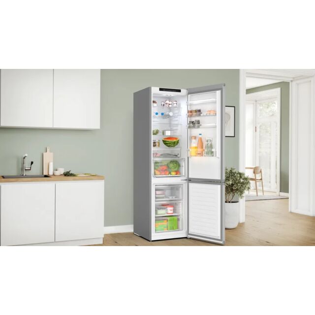 Bosch KGN392LBFG 60cm 70/30  Fridge Freezer - Stainless Steel