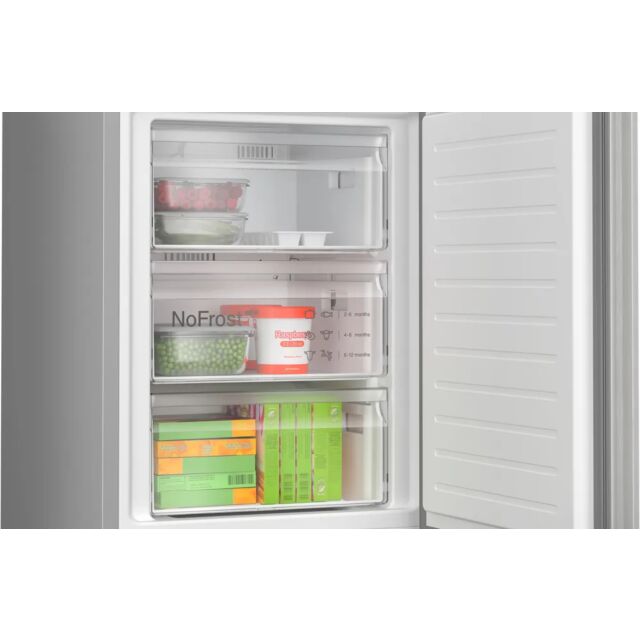 Bosch KGN392LBFG 60cm 70/30  Fridge Freezer - Stainless Steel