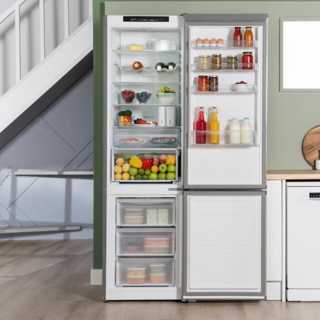 Bosch KGN392LDFG 60cm 70/30 Fridge Freezer - Inox