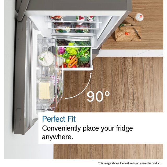 Bosch KGN392WEBG 60cm 70/30 Frost Free Fridge Freezer - White