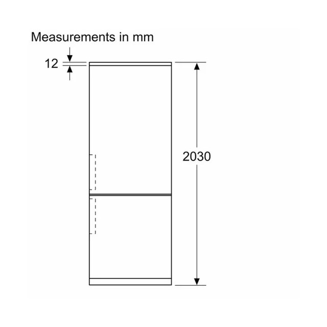 Bosch KGN39OCAFG 60cm 70/30 No Frost Fridge Freezer