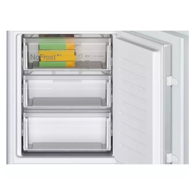 Bosch KIN86VSE0G 54.1cm 60/40 Integrated No Frost Fridge Freezer - Sliding Hinge