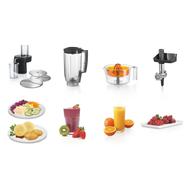 Bosch MUM59340GB CreationLine 3.9 Litre 1000W Stand Mixer - Anthracite - Silver