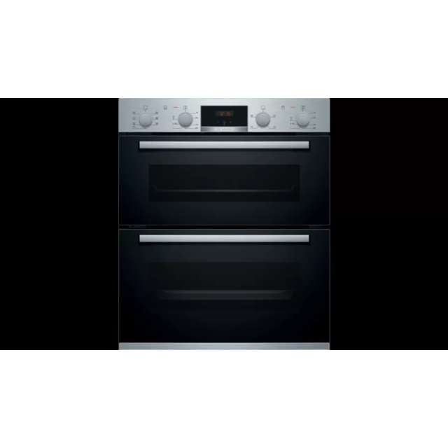 Bosch NBS533BS0B Series 4 Built-Under Double Electric Oven