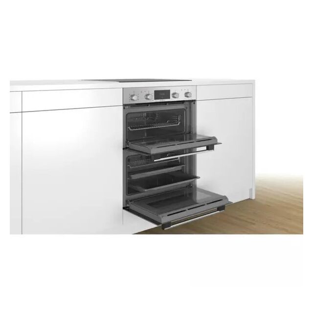 Bosch NBS533BS0B Series 4 Built-Under Double Electric Oven