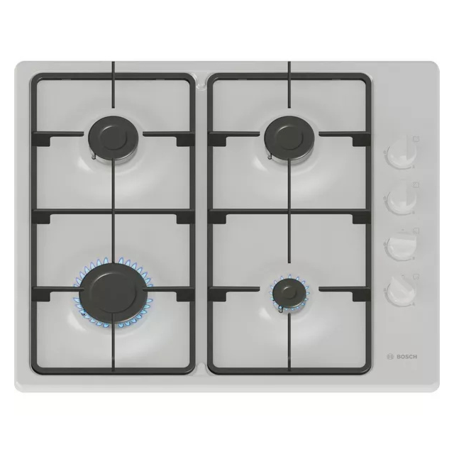 Bosch 296PBP6B2K60 60cm White Gas Hob