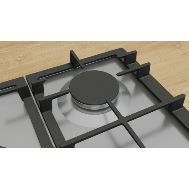 Bosch PCQ7A5I90 Stainless Steel 75cm Gas Hob
