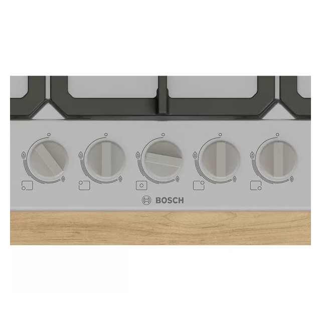 Bosch PGQ7B5K90 75cm Stainless Steel Gas Hob