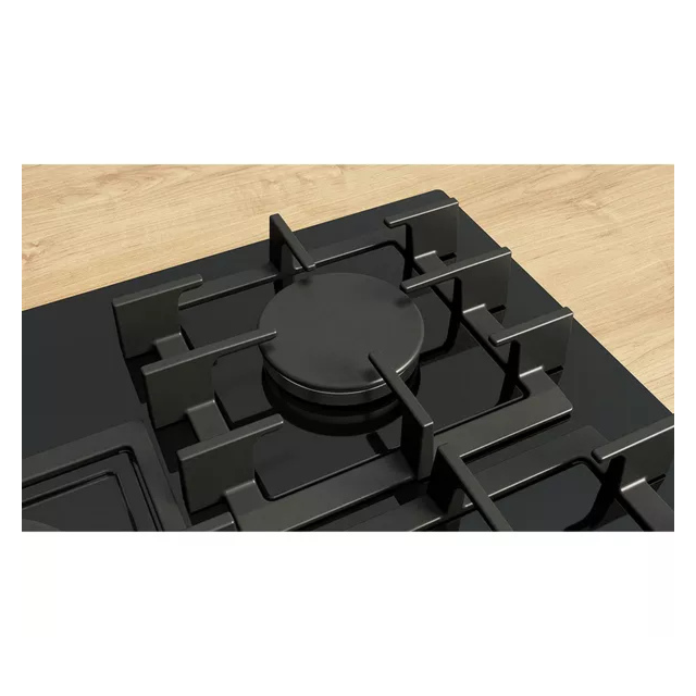 Bosch PPQ7A6I40 75cm Black Gas Hob with 5 Burners