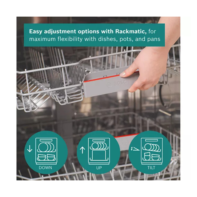 Bosch SMD6YCX01G WiFi Dishwasher 14 Place Settings