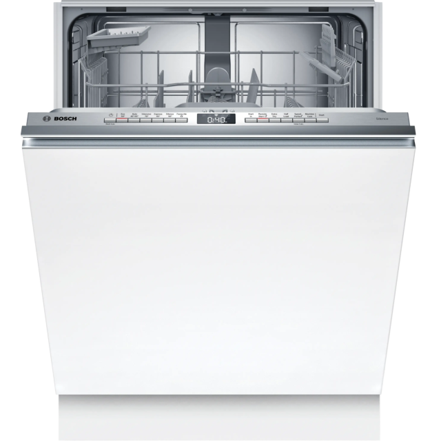 Bosch SMH4HTX11G Stainless steel, 6 programmes, Vario baskets, 5 options, Info Light, 46dB, 9L, 13 p