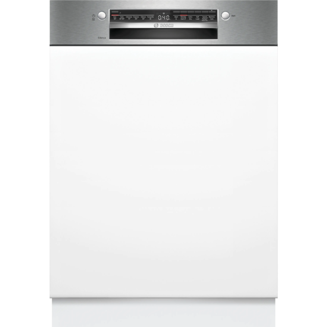Bosch SMI2HTS06G Stainless steel, 6 programmes, Vario baskets, 5 options, 46dB, 9L, 13 place setting
