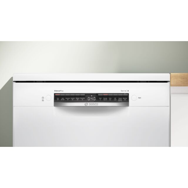 Bosch SMS4EMW06G WiFi-enabled Dishwasher - White - 14 Place Settings