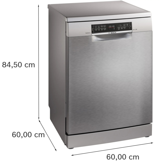 Bosch SMS6TCI02G WiFi Dishwasher Brushed Steel 14 Sets