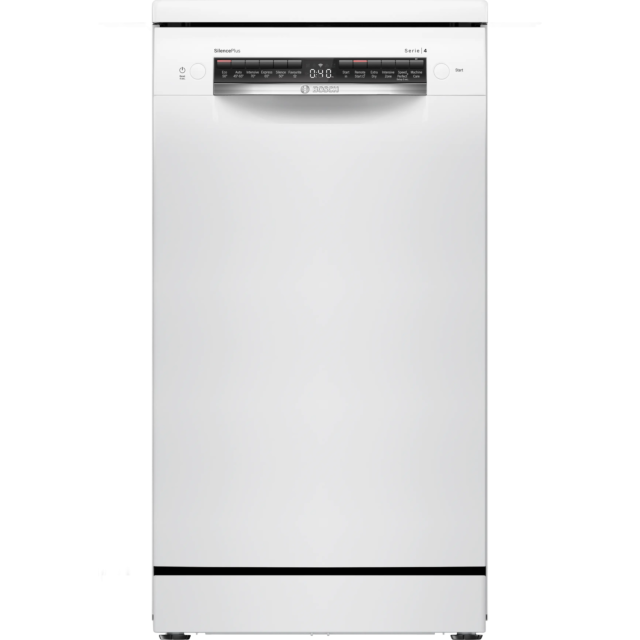 Bosch SPS4HMW14G White, Slimline, 6 programmes, Vario Flex baskets, Vario Drawer, 5 options, 44dB, 8