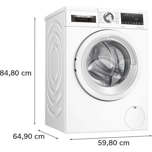 Bosch WNA144V9GB 9kg/5kg 1400 Spin Washer Dryer - White