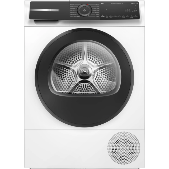Bosch WQH246D9GB White, 9kg, Heat Pump, SelfCleaning Condenser, Speed Perfect