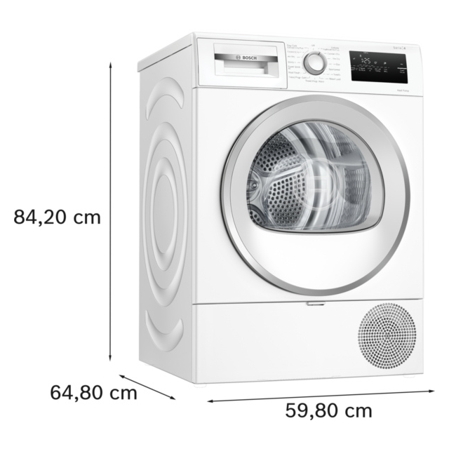Bosch Series 4 WTH85226G 8kg Tumble Dryer - White