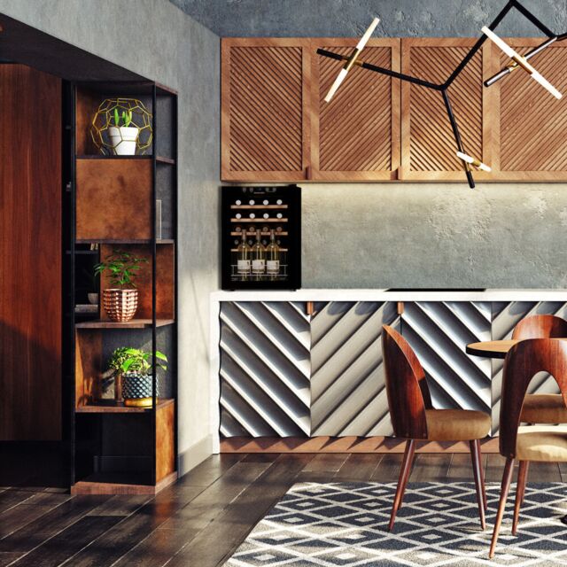 Dunavox DXFH-20.62 Home-20 Freestanding Wine Cooler