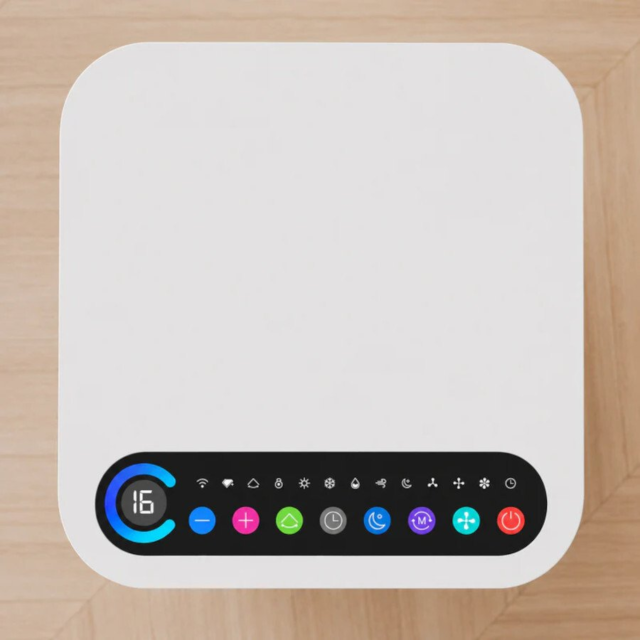 EcoAir APOLLO 10K White, 10,000 Btu, Window Kit, Remote Control, Smart Wi-Fi Connectivity, Cooling, 