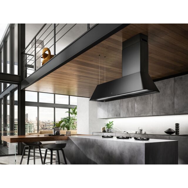 Elica IKONA-MAXXI-BLK Island hood Black