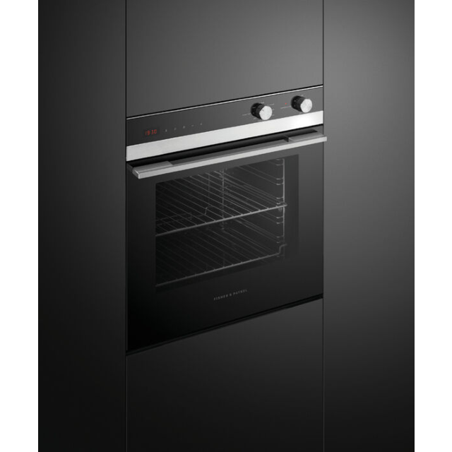 Fisher & Paykel Built-In Electric Oven in Black/Steel