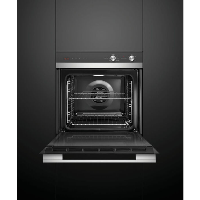Fisher & Paykel Built-In Electric Oven in Black/Steel