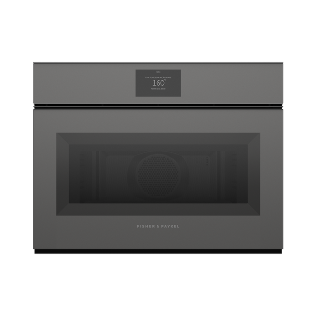 Fisher And Paykel OM60NMTNG1 , Compact Combination Microwave 49L, 22 Function, 5inch Touchscreen, Minim