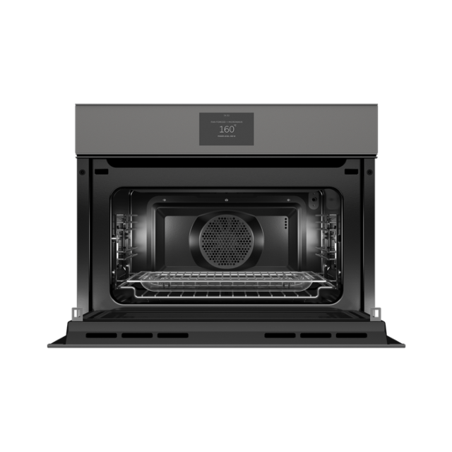 Fisher And Paykel OM60NMTNG1 , Compact Combination Microwave 49L, 22 Function, 5inch Touchscreen, Minim