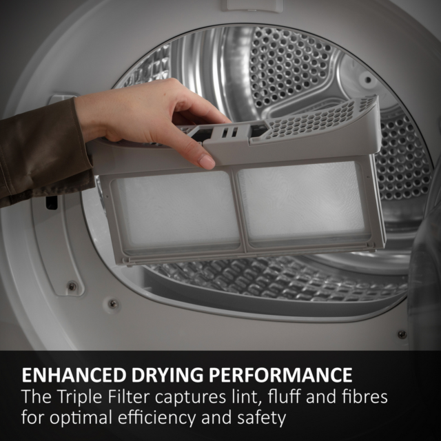 Haier HD90-D357U1G-UK 9kg Graphite Heat Pump Dryer