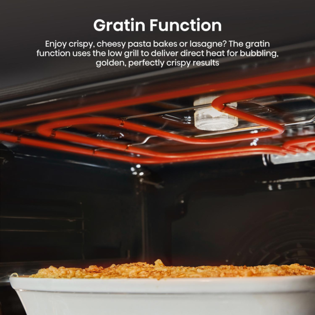 Hisense BI622AXPGUK Built In Electric Oven 59.5cm Black Steel
