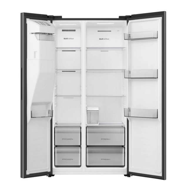 Hisense RS5P528STBE Black Side By Side Fridge Freezer