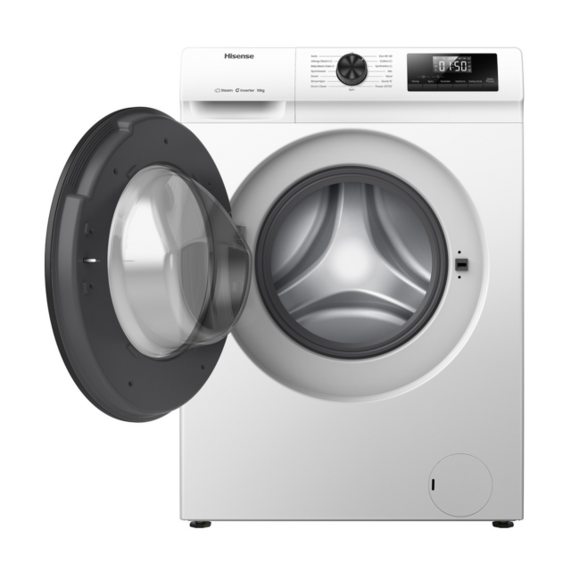 Hisense WF1Q1041BW 10kg Steam Washing Machine White