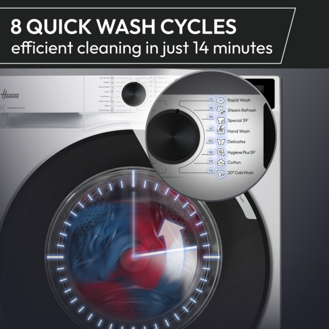 Hoover HGD 4109C-80 10kg 1400 Spin Washer White