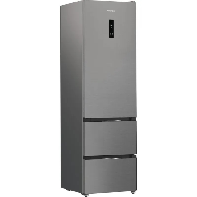Hotpoint HPKF 5351 XP4UK American Fridge Freezer - Steel