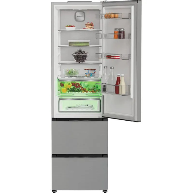 Hotpoint HPKF 5351 XP4UK American Fridge Freezer - Steel
