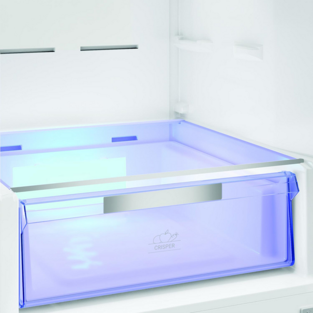 Hotpoint Dual No Frost Fridge Freezer 66.1cm Inox