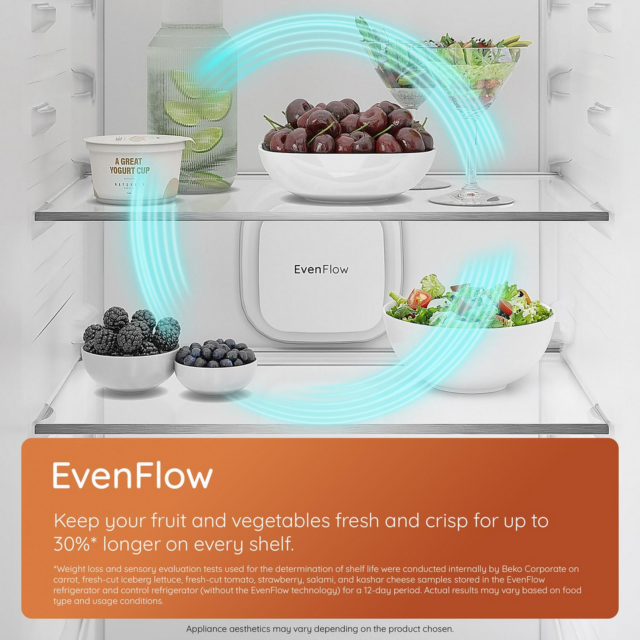 Hotpoint Dual No Frost Fridge Freezer 66.1cm Inox