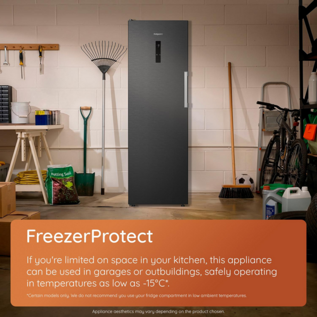 Hotpoint Dual No Frost Fridge Freezer 66.1cm Inox