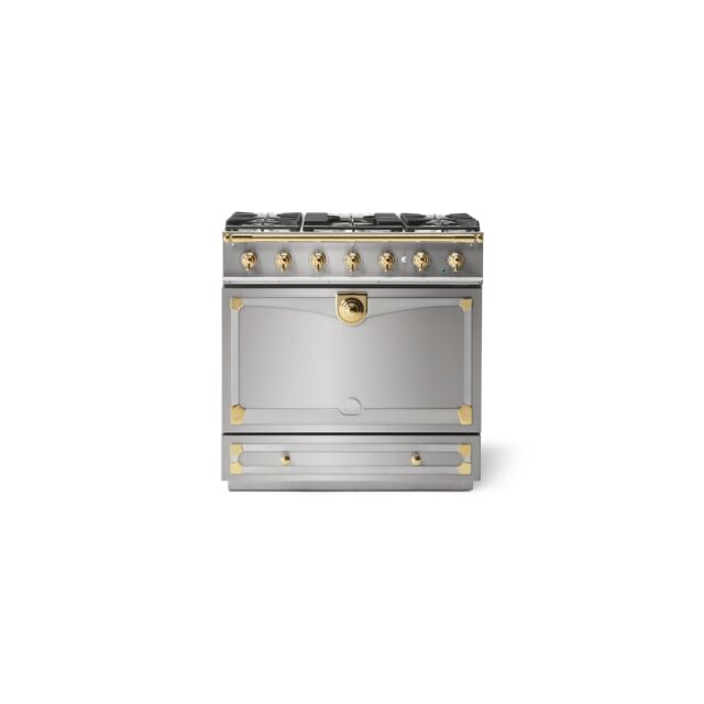 LaCornue 88560 ALBERTINE DF ST/STEEL Brass EU