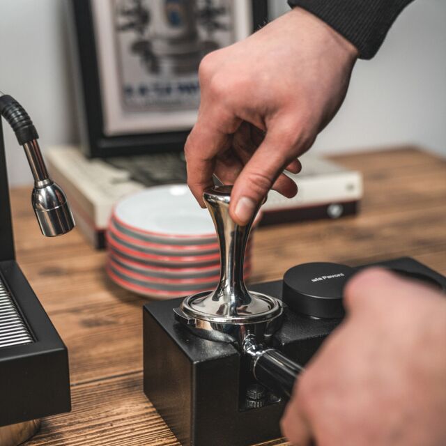LaPavoni LPAPREPR01 , La Pavoni Stainless Steel Coffee Tamper Semipro Machine