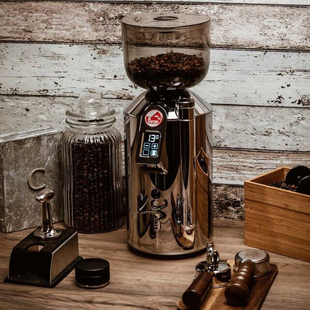 LaPavoni LPGGRI01UK Stainless Steel, La Pavoni Cilindro Prosumer Coffee Grinder 