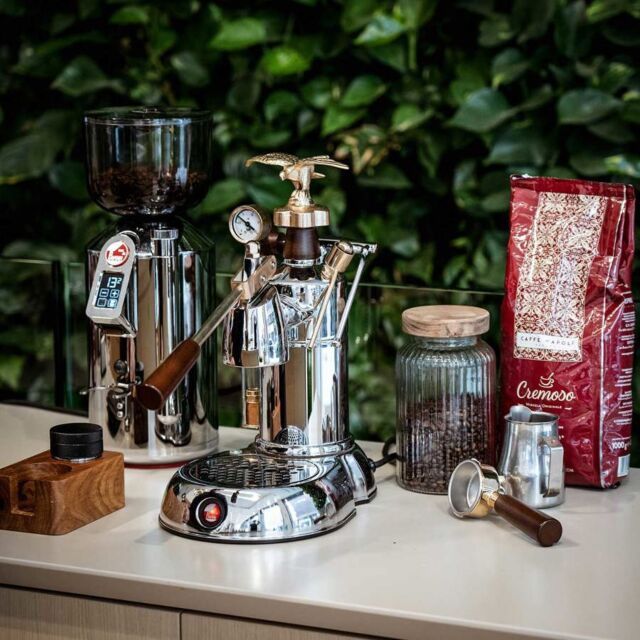 LaPavoni LPLEXP01UK Stainless steel, La Pavoni Expo 2015 Lever Coffee Machine 