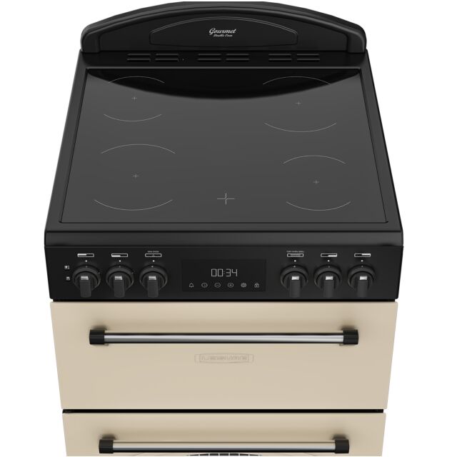 Leisure CLB60ECC 60cm Double Oven Electric Range Cooker in Cream