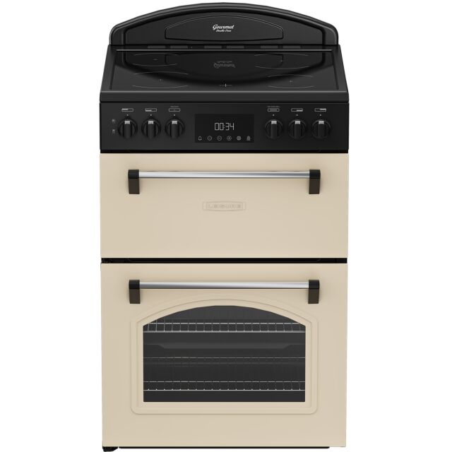 Leisure CLB60ECC 60cm Double Oven Electric Range Cooker in Cream